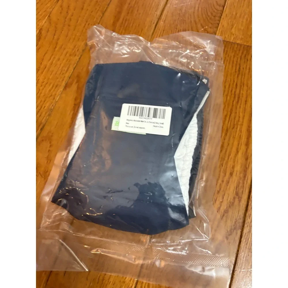 New Dog Diaper Female Washable Reusable Belly Band Small Charcoal‎ Navy Black